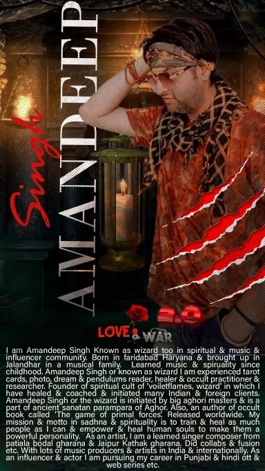 Model AMANDEEP SINGH JALANDAR Love and war
