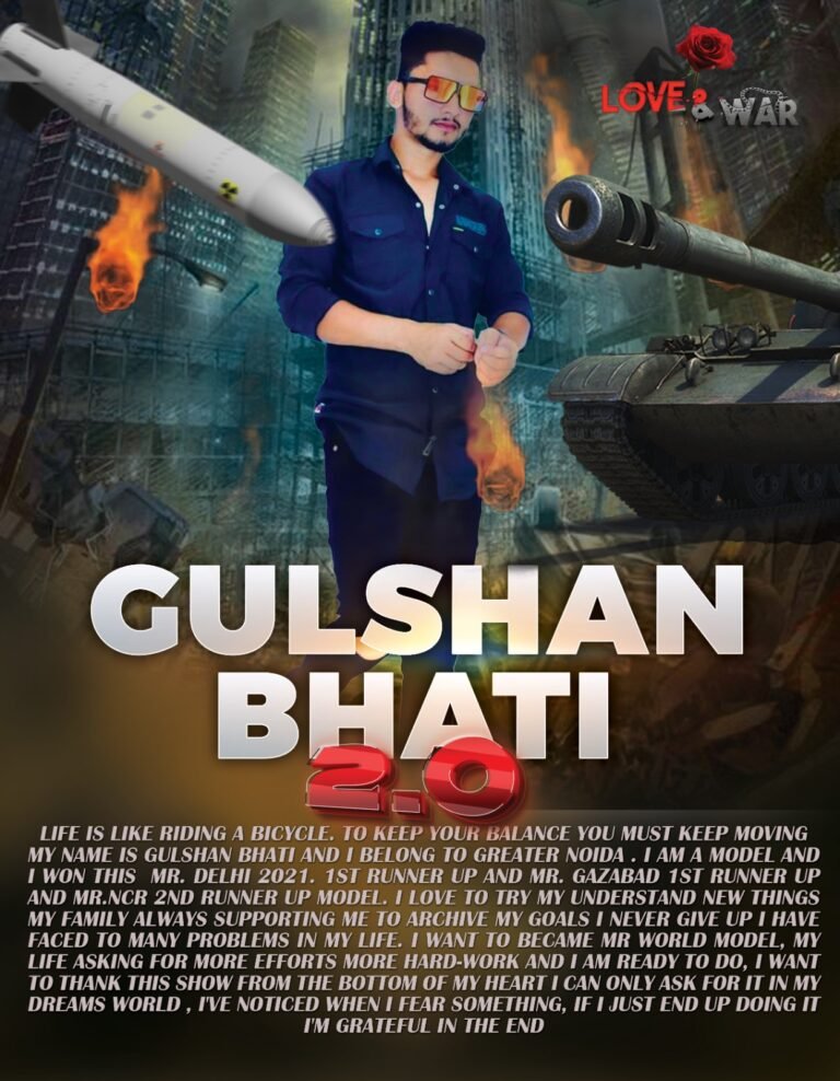 Model Gulshan Bhati Greater Noida Love and war