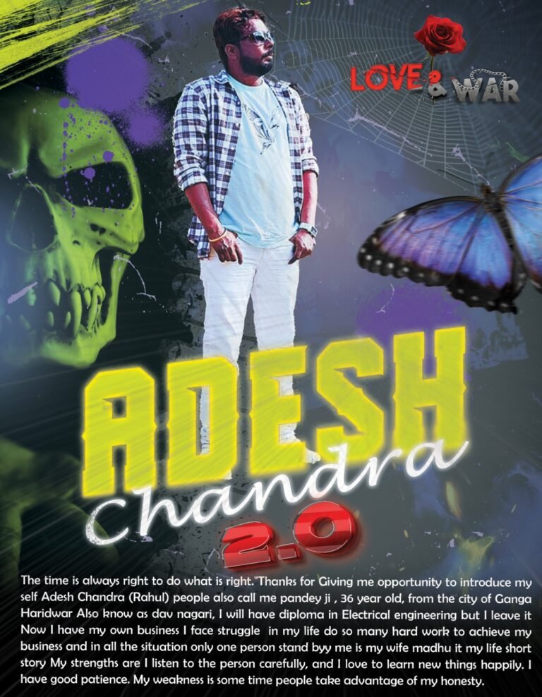 Model Adesh Chandra Achal Haridwar Love and war
