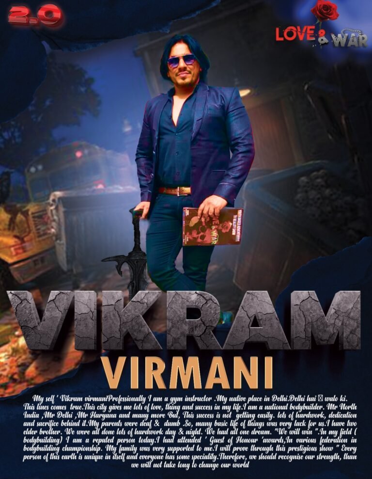 Model Vikram Virmani Delhi love and war