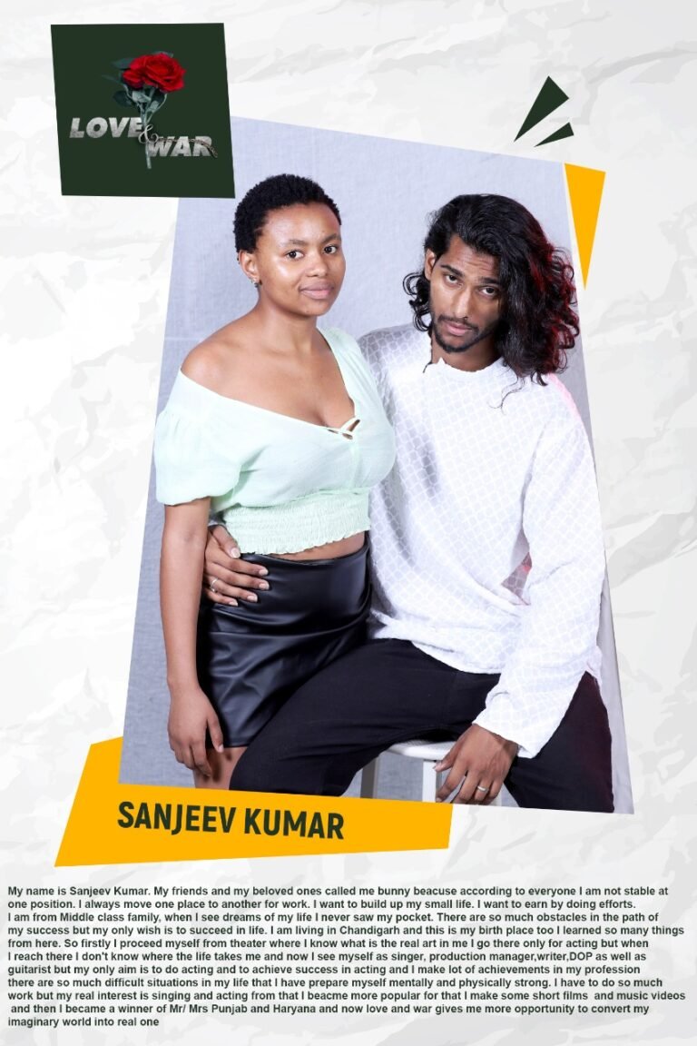 Model Sanjeev Kumar (Bunny) Chandigarh Love and war