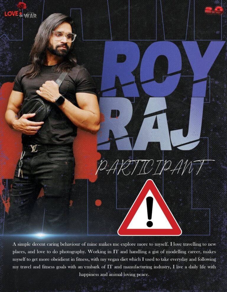 MODEL Raj Roy NOIDA LOVE and WAR