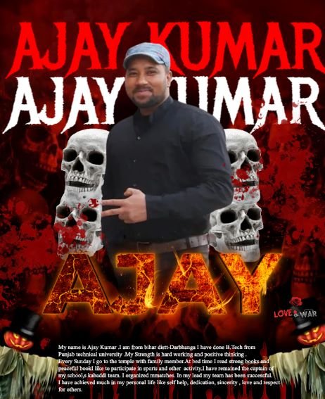 Model AJAY KUMAR DARBHANGA love and war