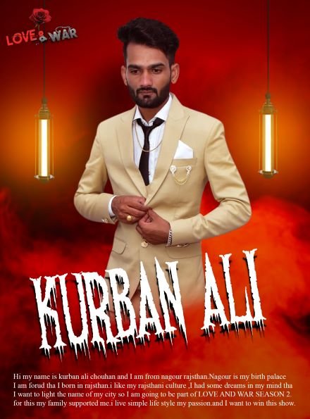 Model KURBAN ALI NAGAUR love and war