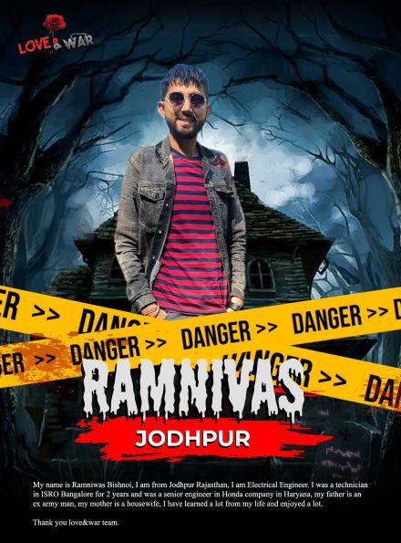 Model RAMNIVAS JODHPUR love and war