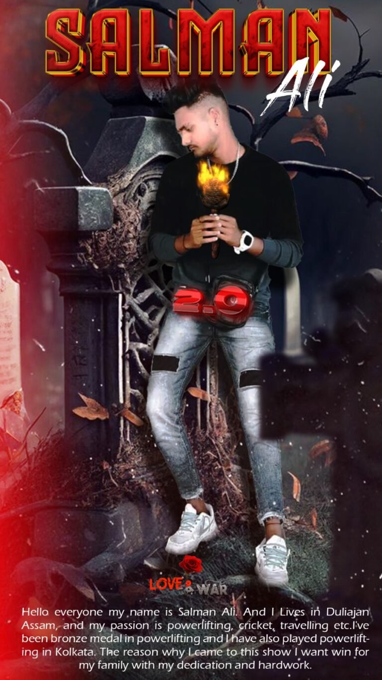 MODEL SALMAN ALI ASSAM LOVE and WAR