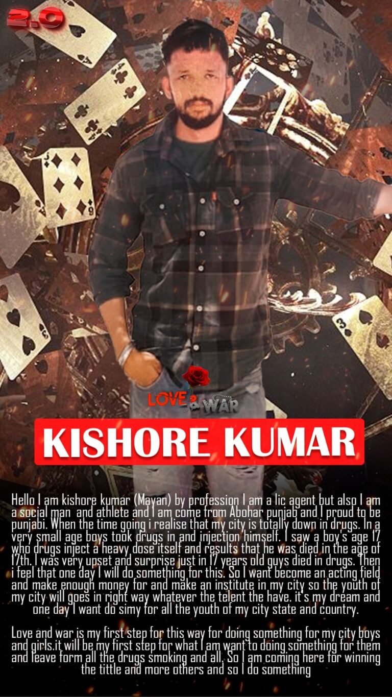 MODEL KISHORE KUMAR PUNJAB LOVE and WAR
