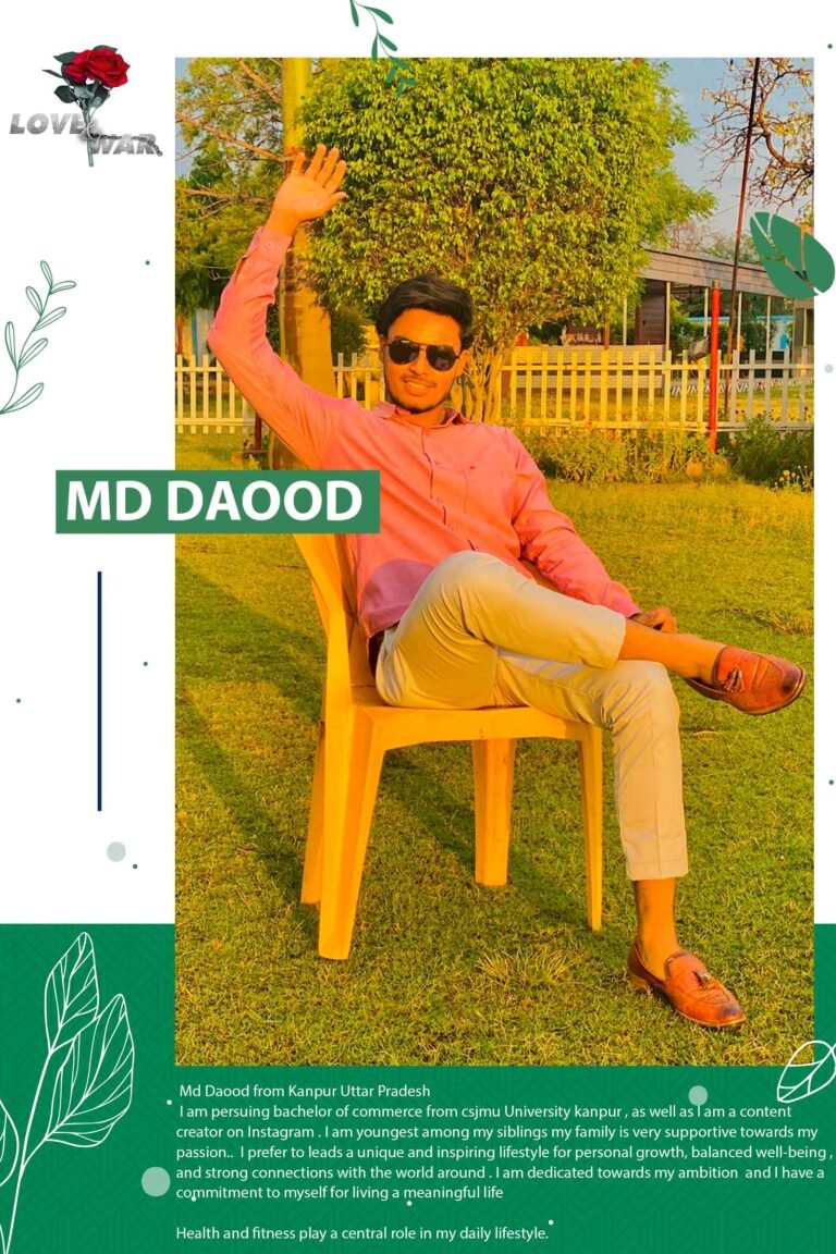 MODEL MD Daood Kanpur LOVE and WAR