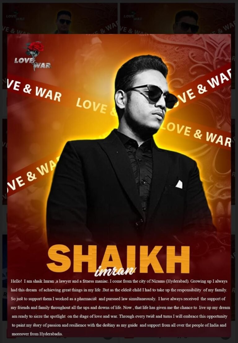 MODEL Shaik imran hyderabad LOVE and WAR