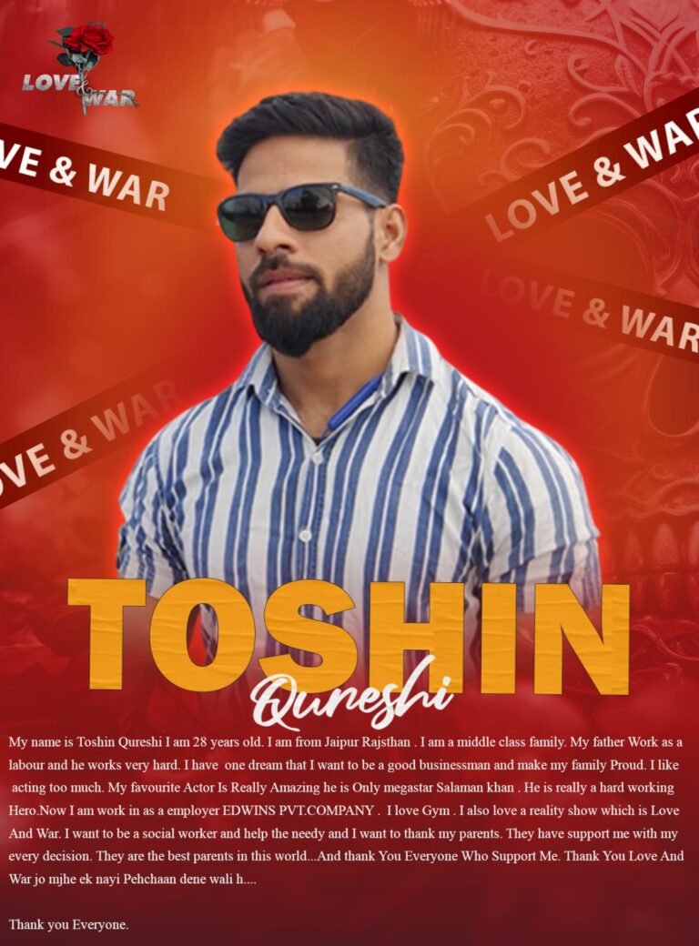 MODEL Toshin Qureshi jaipur