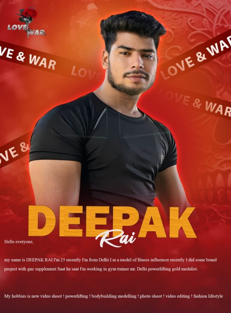 MODEL Deepak Rai Delhi