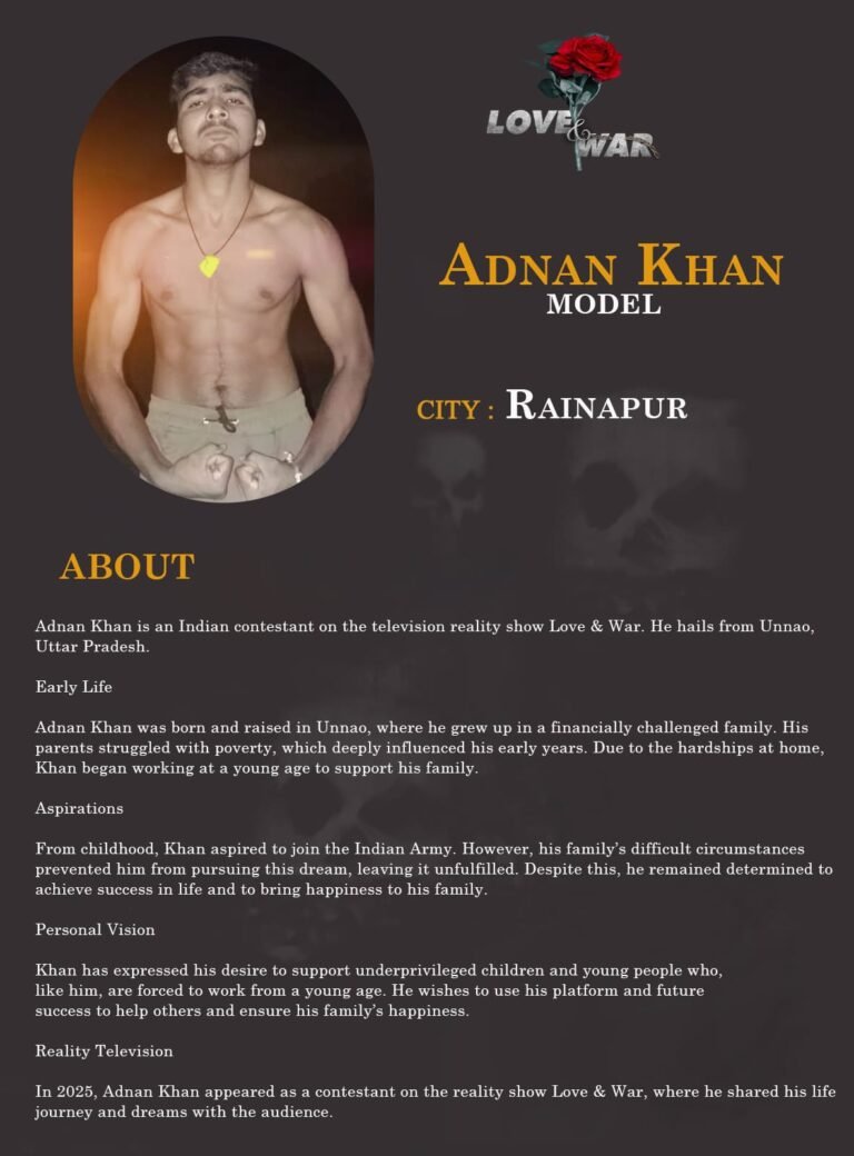 Model Adnan Khan Rainapur