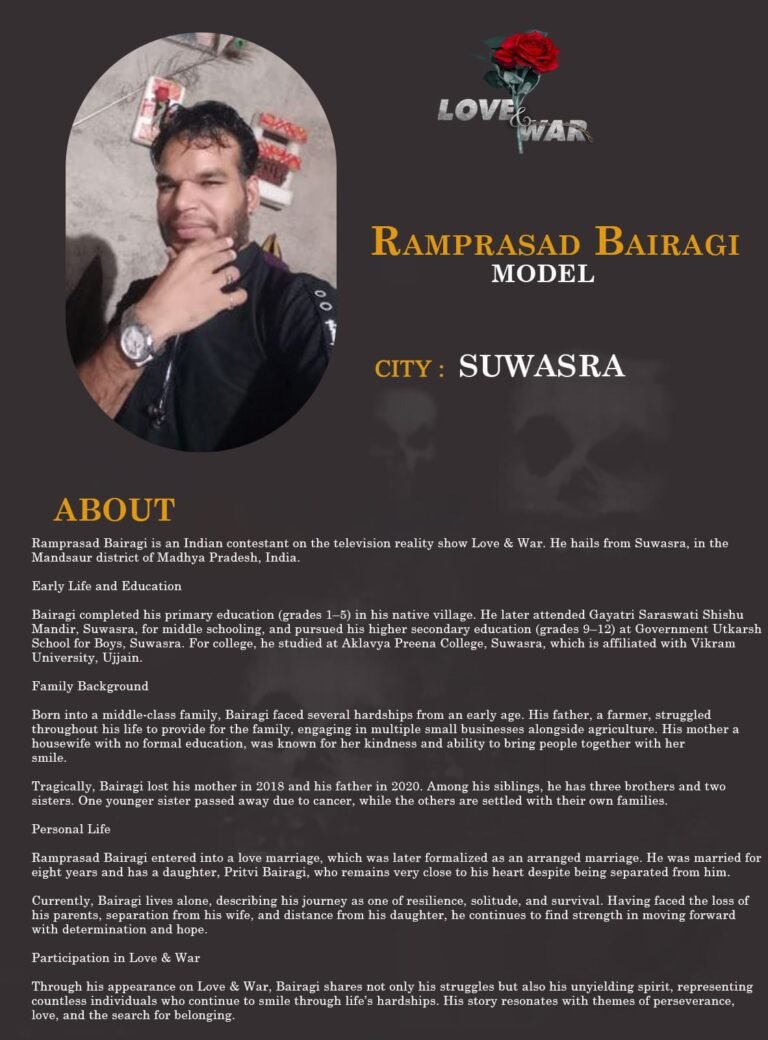 Model Ramprasad Bairagi suwasra
