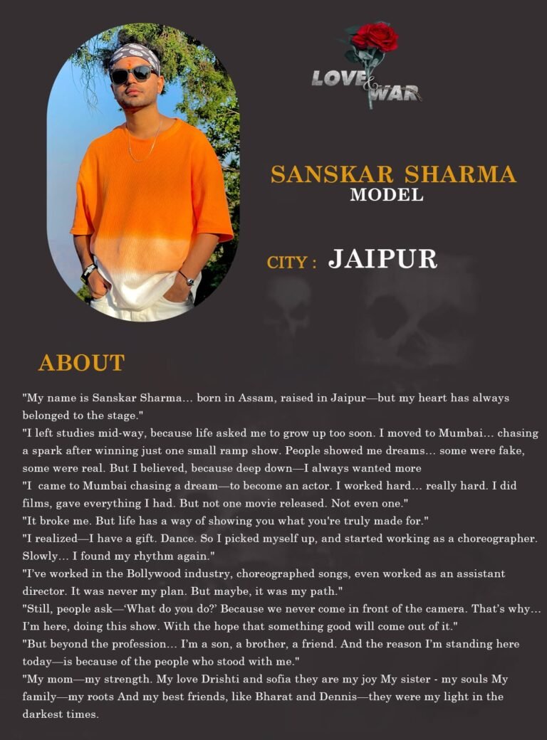 Actor sanskar sharma jaipur
