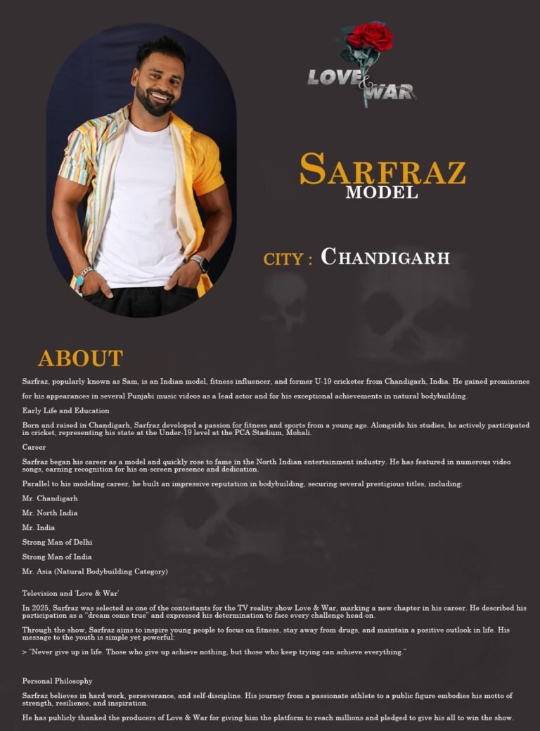Model Sarfraz chandigarh