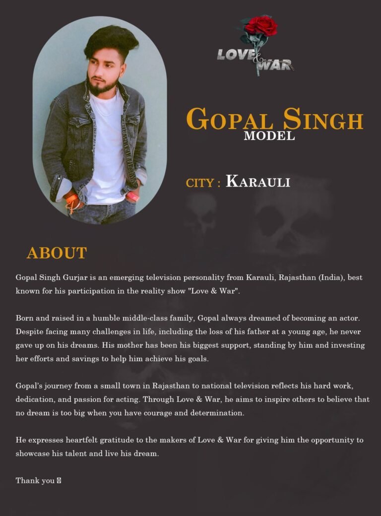 Model gopal karauli