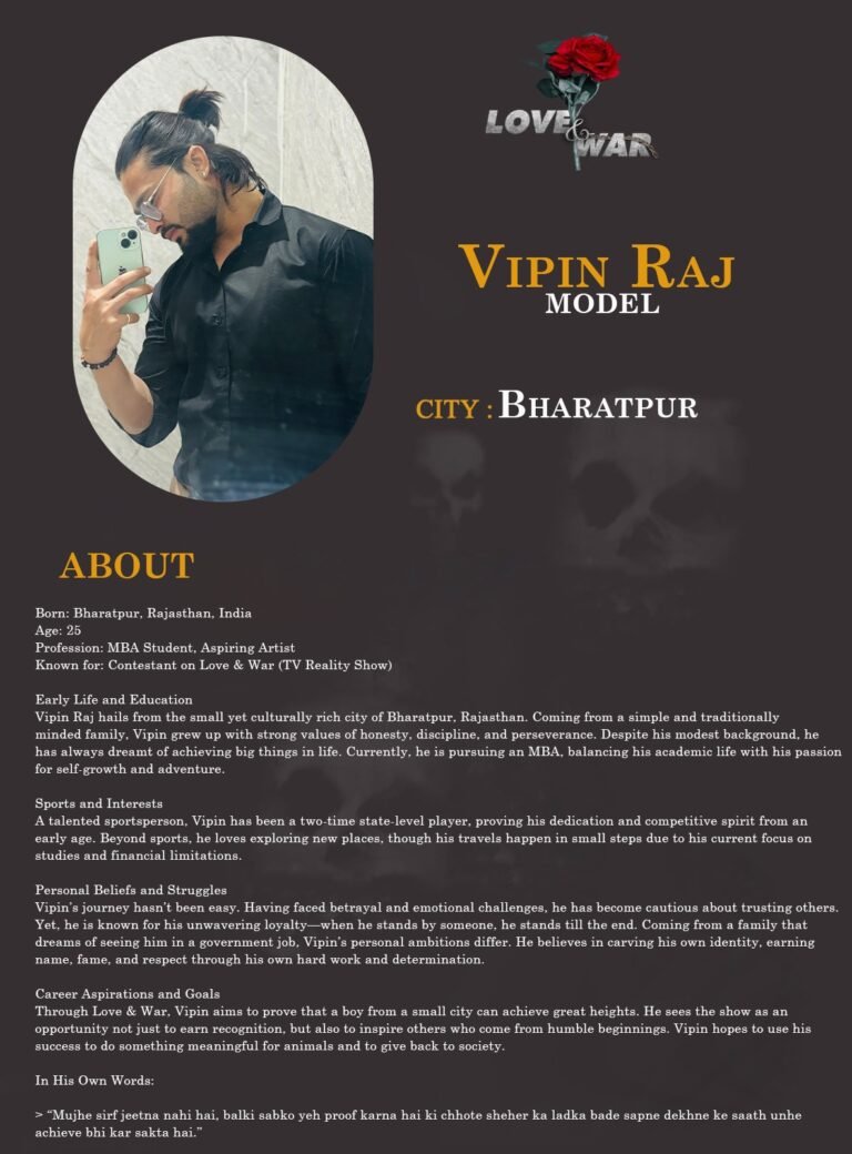 Model Vipin Raj Bharatpur