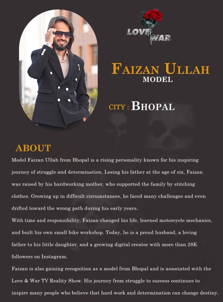 Model Faizan ullah Bhopal