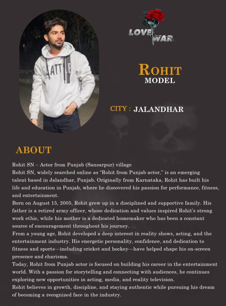 Model Rohit jalandhar