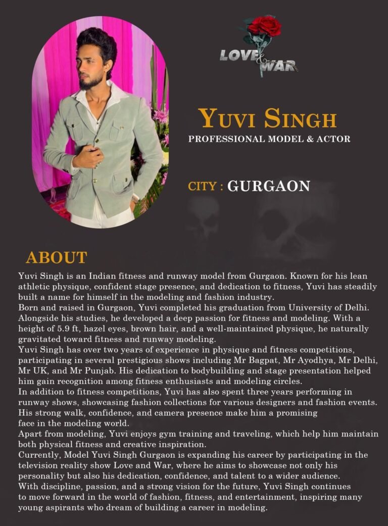 Model yuvi singh gurgaon