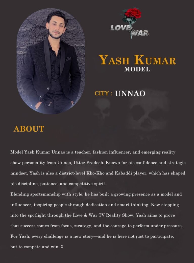 Model Yash Kumar unnao